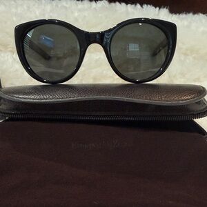 Ermenegildo Zegna Black Sunglasses with Case